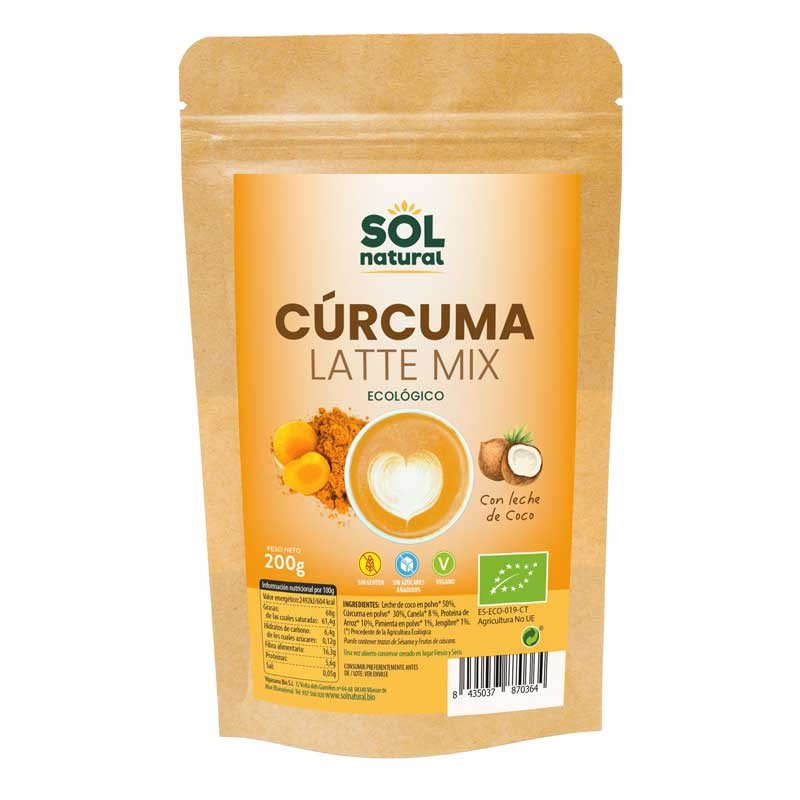 Turmeric latte: bebida vegetal de cúrcuma - Mi Dieta Vegana