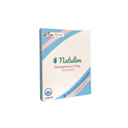 Detergente tiras Biodegradable floral, Natulim - Productos Ecológicos