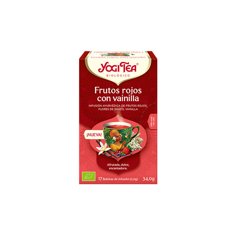 Yogi Tea Frutos Rojos con Vainilla 17 filtros BIO