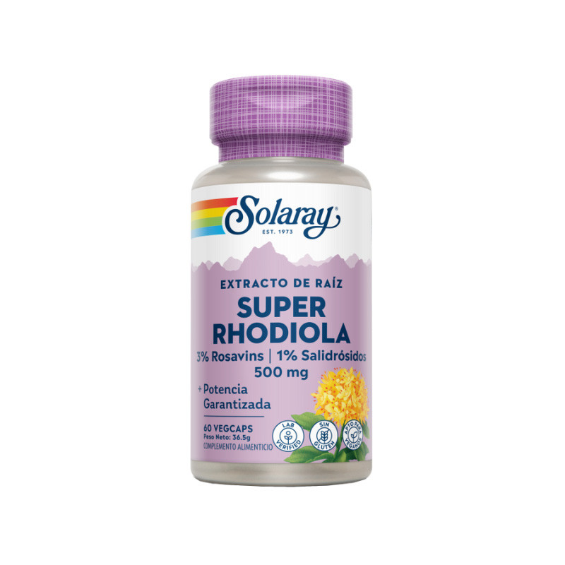 Rhodiola Super 500mg 60vcaps Solaray