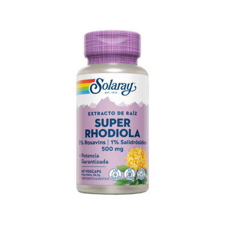 Rhodiola Super 500mg 60vcaps Solaray