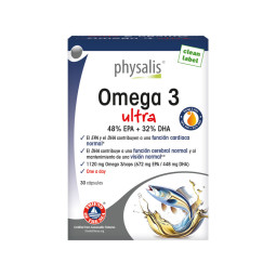 Omega 3 Ultra (48%) EPA + (32%) DHA 30 capsulas Physalis