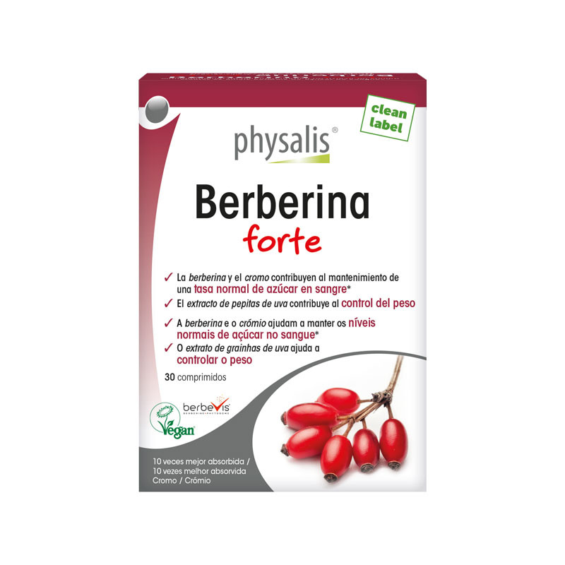 Berberina Forte 30 comprimidos Physalis