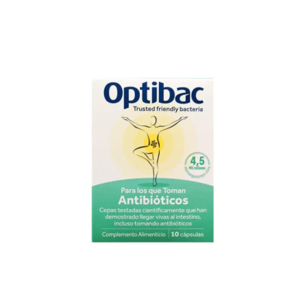 Para los que toman Antibioticos 10 caps Optibac