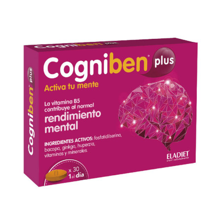 Cogniben Plus 30 comprimidos Eladiet