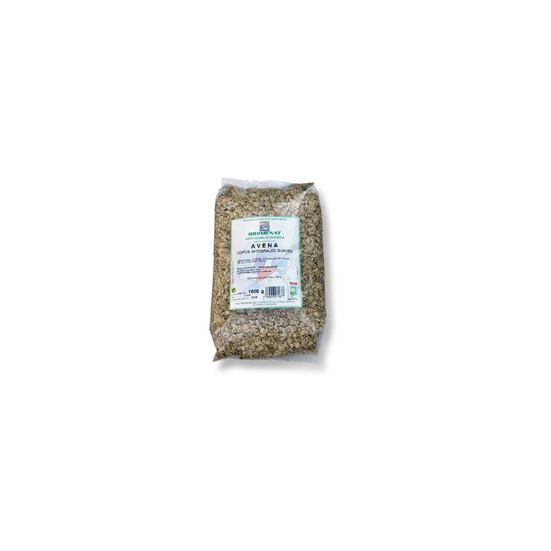 Copos de avena suaves bio 500 g Kromenat